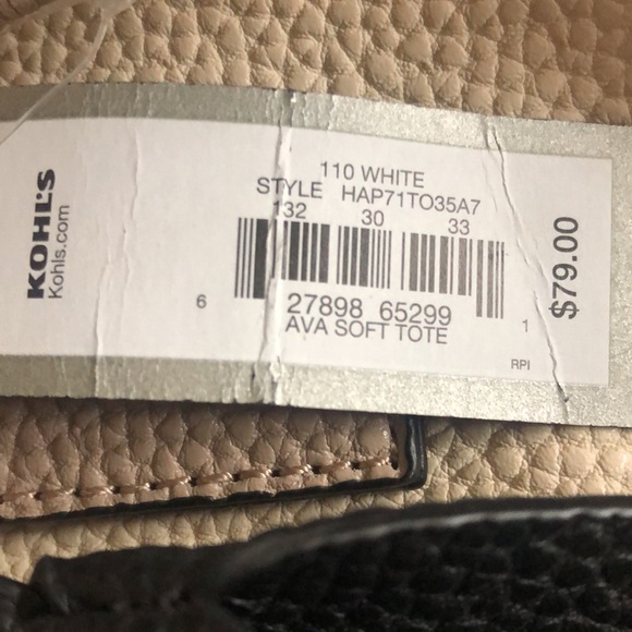 NWT Apt.9 cream/ sand coloured handbag - Picture 6 of 6